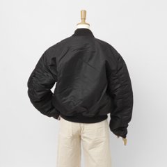 Valley apparel バレイアパレル レディース VA7001 MA-1 ショートナイロンジャケット アウター画像