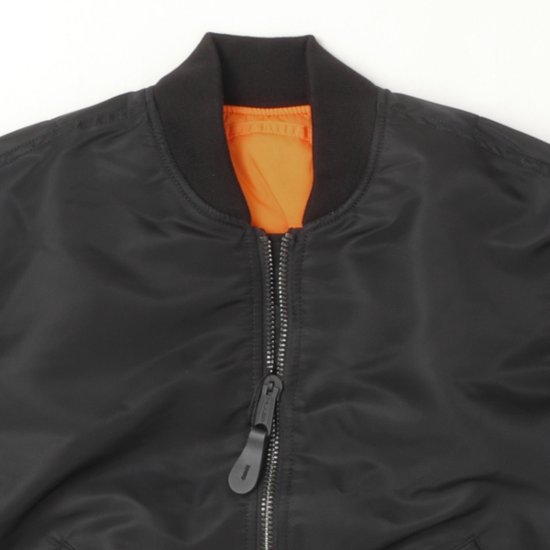 Valley apparel バレイアパレル レディース VA7001 MA-1 ショートナイロンジャケット アウター画像