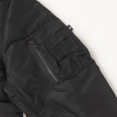 Valley apparel バレイアパレル レディース VA7001 MA-1 ショートナイロンジャケット アウター画像