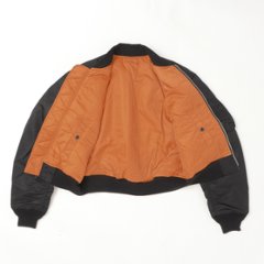 Valley apparel バレイアパレル レディース VA7001 MA-1 ショートナイロンジャケット アウター画像