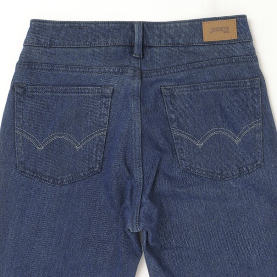EDWIN  エドウィン JWM02W レディース ジャージーズ スリム ストレート デニム パンツ 裏起毛 暖パン画像