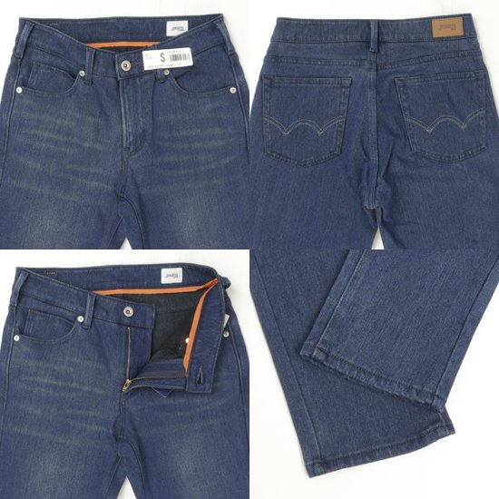 EDWIN  エドウィン JWM02W レディース ジャージーズ スリム ストレート デニム パンツ 裏起毛 暖パン画像