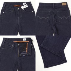 EDWIN  エドウィン JWM02W レディース ジャージーズ スリム ストレート デニム パンツ 裏起毛 暖パン画像