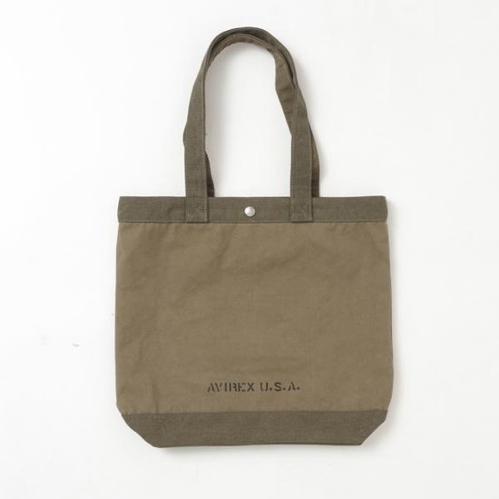 AVIREX アヴィレックス  783-5276005 COATING CANVAS TOTE BAG "CHERRY POINT" コーティング キャンバス トートバッグ  チェリーポイント 画像