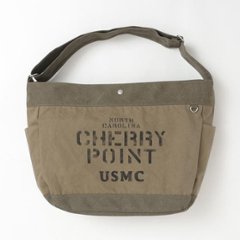 AVIREX アヴィレックス  783-5276006 COATING CANVAS NEWSPAPER BAG "CHERRY POINT" コーティング キャンバス 　バッグ  チェリーポイン画像