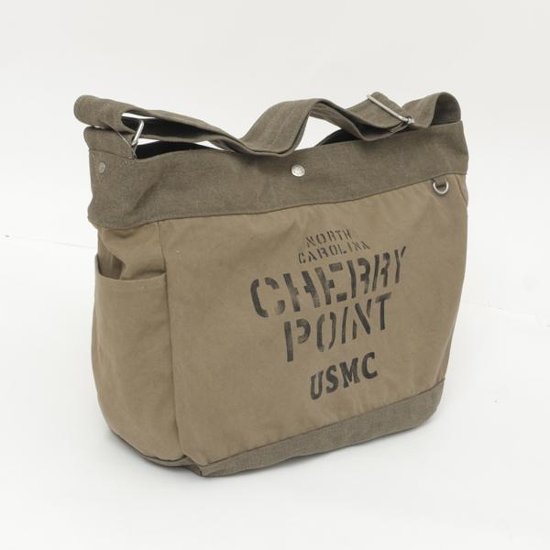 AVIREX アヴィレックス  783-5276006 COATING CANVAS NEWSPAPER BAG "CHERRY POINT" コーティング キャンバス 　バッグ  チェリーポイン画像