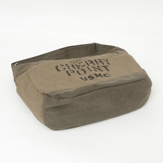 AVIREX アヴィレックス  783-5276006 COATING CANVAS NEWSPAPER BAG "CHERRY POINT" コーティング キャンバス 　バッグ  チェリーポイン画像