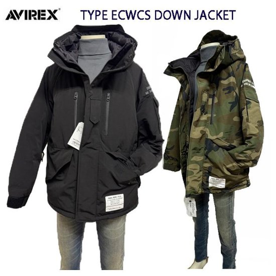 AVIREX アビレックス カスタム　ダウンジャケット　ミリタリジャケット　783-5253003 TYPE Down Jacket ECWCS　ブルゾン　暖　冬物　パーカー　羽毛　コート画像