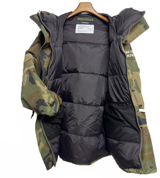 AVIREX アビレックス カスタム　ダウンジャケット　ミリタリジャケット　783-5253003 TYPE Down Jacket ECWCS　ブルゾン　暖　冬物　パーカー　羽毛　コート画像