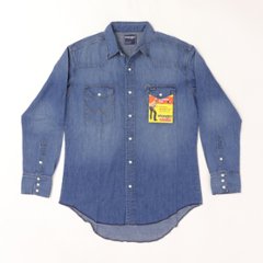 Wrangler ラングラー WM1027 デニムウエスタンシャツ 127WM ユーズド ユニセックス トップス 画像