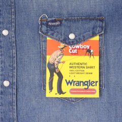 Wrangler ラングラー WM1027 デニムウエスタンシャツ 127WM ユーズド ユニセックス トップス 画像