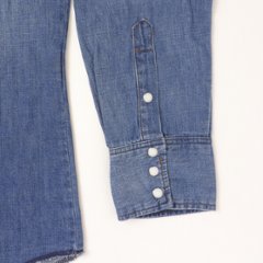 Wrangler ラングラー WM1027 デニムウエスタンシャツ 127WM ユーズド ユニセックス トップス 画像