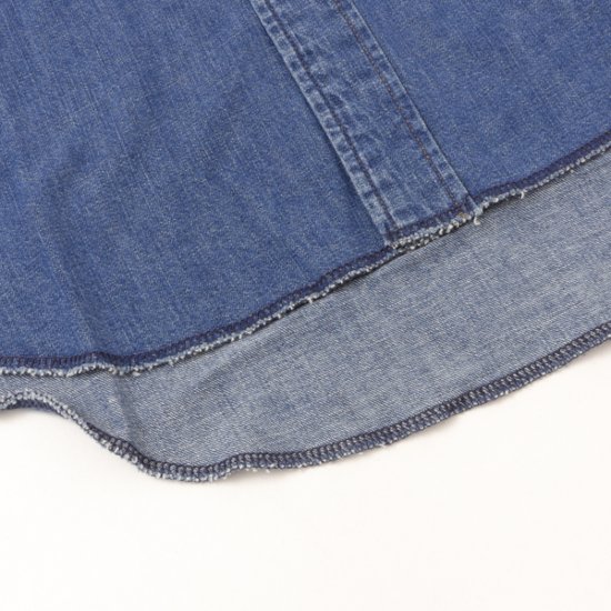 Wrangler ラングラー WM1027 デニムウエスタンシャツ 127WM ユーズド ユニセックス トップス 画像