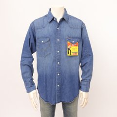 Wrangler ラングラー WM1027 デニムウエスタンシャツ 127WM ユーズド ユニセックス トップス 画像