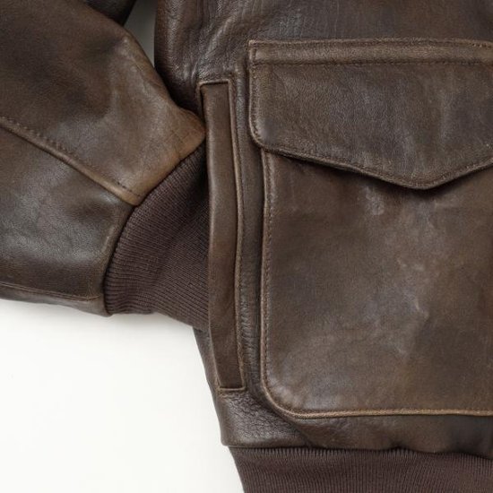 AVIREX アビレックス A-2 50周年モデル 783-5950007 50th Aアニバーサリー 牛革 レザージャケットブルゾン　画像