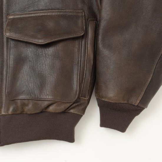 AVIREX アビレックス A-2 50周年モデル 783-5950007 50th Aアニバーサリー 牛革 レザージャケットブルゾン　画像