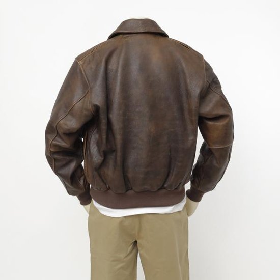 AVIREX アビレックス A-2 50周年モデル 783-5950007 50th Aアニバーサリー 牛革 レザージャケットブルゾン　画像