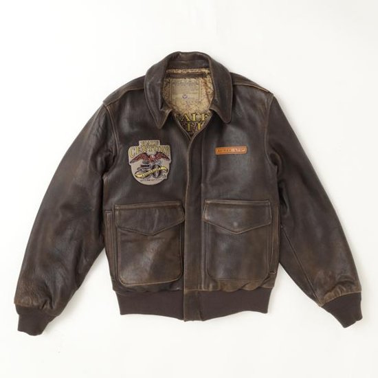 AVIREX アビレックス A-2 50周年モデル 783-5950007 50th Aアニバーサリー 牛革 レザージャケットブルゾン　画像