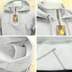 カーハート　100617　Carhartt 13オンス　スーパーヘビー フード付きモックスウェット 雨に強いレインディフェ画像