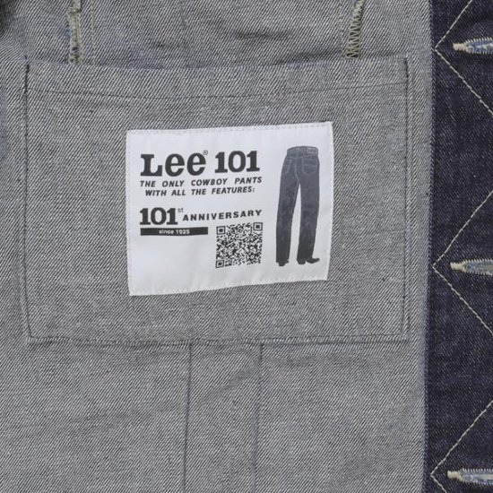 Lee 101J 101 ANNIVERSARY RIDRS 101-J LM1025  100)One wash Gジャン　デニムジャケト　ライダース　画像