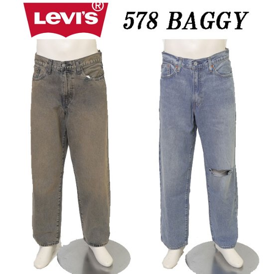 LEVI'S リーバイス 578 A4750 578 BAGGY バギー メンズ ジーパン ストリート スケボ  ゆったり 太め 画像