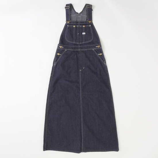 Miss Lee ミスリー　Leeレディース LL6296 OVERALL SKERT オーバーオールスカート ジャンバースカート 100）インディゴブルージェルトデニム画像