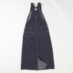 Miss Lee ミスリー　Leeレディース LL6296 OVERALL SKERT オーバーオールスカート ジャンバースカート 100）インディゴブルージェルトデニム画像