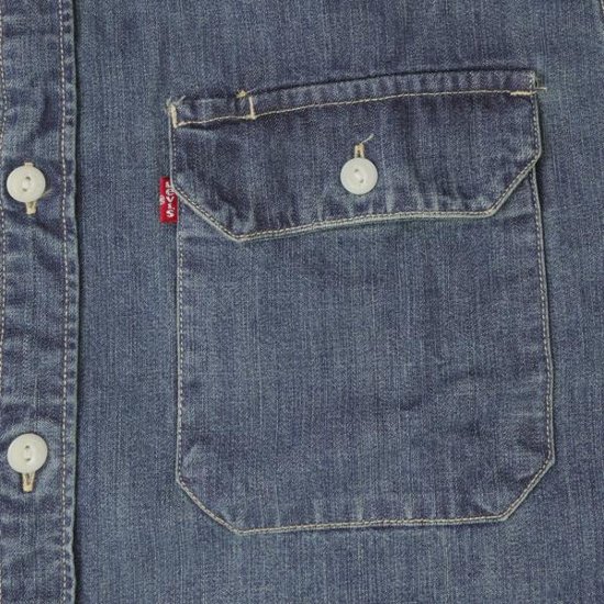 LEVI'S リーバイス　JACKSON ワーカーシャツ 19573-02 デニムシャツ オーバーシャツ リラックスシルエット ユーティリティポケット 画像