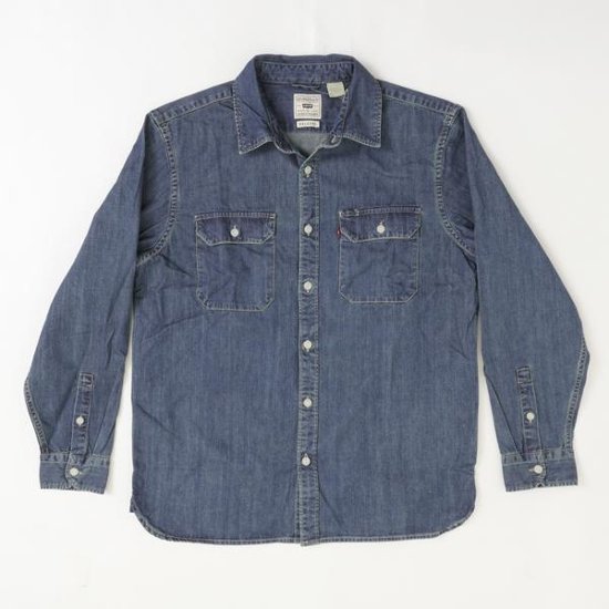 LEVI'S リーバイス　JACKSON ワーカーシャツ 19573-02 デニムシャツ オーバーシャツ リラックスシルエット ユーティリティポケット 画像