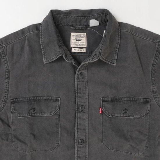 LEVI'S リーバイス　JACKSON ワーカーシャツ 19573-02 デニムシャツ オーバーシャツ リラックスシルエット ユーティリティポケット 画像