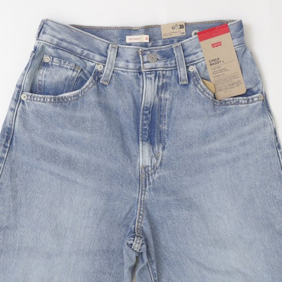 Lady Levi's  001UP-00 CINCH BAGGY バギー レディース ジーンズ ハイライズ  アジャスタ― 画像