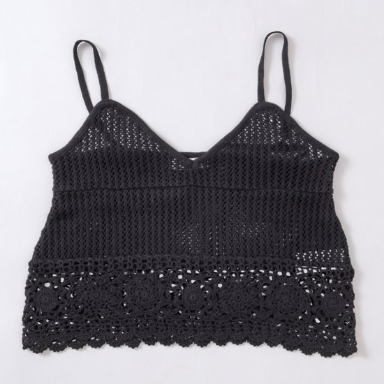 Something サムシング ST692 クロシェニット キャミソール レディース トップス 画像
