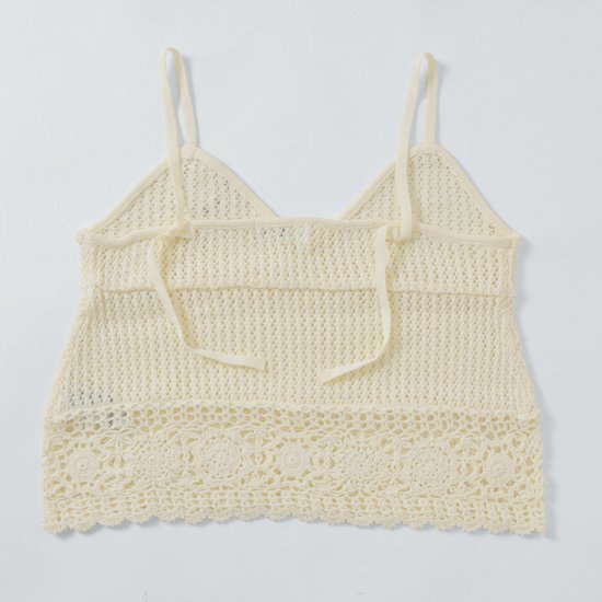 Something サムシング ST692 クロシェニット キャミソール レディース トップス 画像