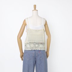 Something サムシング ST692 クロシェニット キャミソール レディース トップス 画像