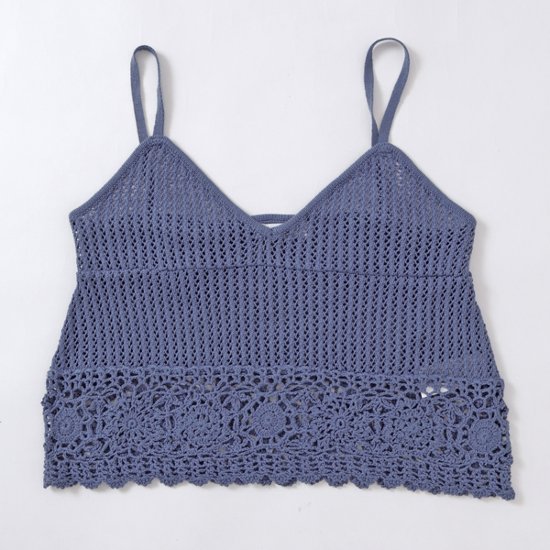 Something サムシング ST692 クロシェニット キャミソール レディース トップス 画像