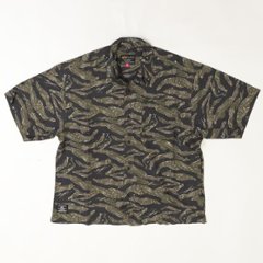 アルファインダストリーズ Alpha Industries SS TIGER CAMO RELAXED CAMP 797-6123001 384）TIGER CAMO レーヨン100％ タイガーカモ画像