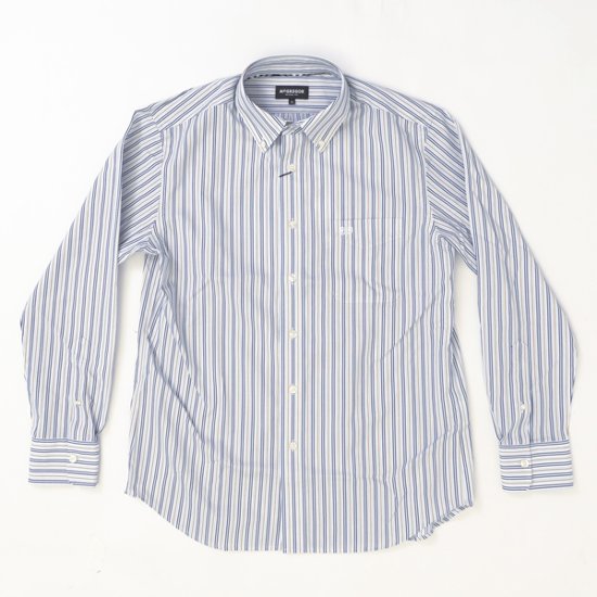 McGREGOR マクレガー EASY CARE　イージーケア ボタンダウンシャツ 111176101 シャツ メンズ 紳士 春服 ストライプ柄画像