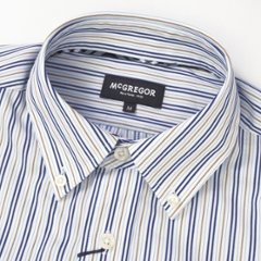 McGREGOR マクレガー EASY CARE　イージーケア ボタンダウンシャツ 111176101 シャツ メンズ 紳士 春服 ストライプ柄画像