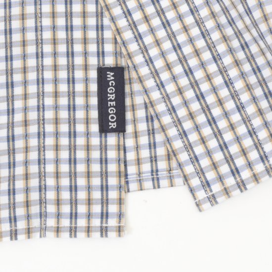 McGREGOR マクレガー EASY CARE　イージーケア ボタンダウンシャツ 111176101 シャツ メンズ 紳士 春服 ストライプ柄画像