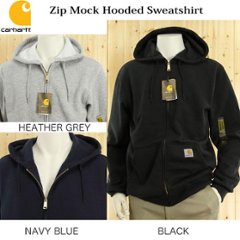 カーハート(Carhartt)K122　Zip　ジップモックパーカー、10.5オンスジップアップスウェトパーカー　の画像