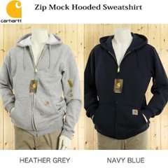 カーハート(Carhartt)K122　Zip　ジップモックパーカー、10.5オンスジップアップスウェトパーカー　画像