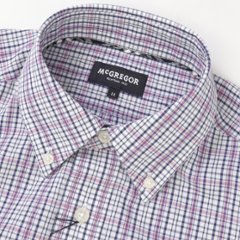 McGREGOR マクレガー EASY CARE　イージーケア ボタンダウンシャツ 111176101 シャツ メンズ 紳士 春服 ストライプ柄画像