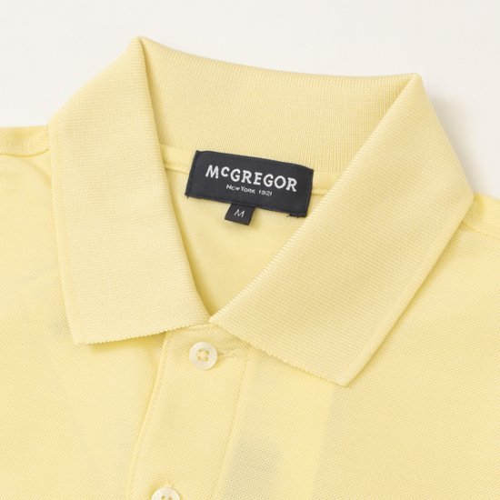 McGREGOR 111624001 無地鹿の子 ポロシャツ 刺繍ドラゴン仕様  ポロシャツ 日本製画像