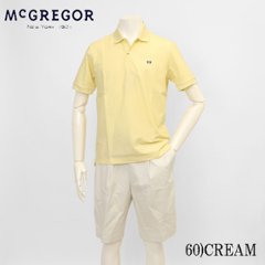 McGREGOR 111624001 無地鹿の子 ポロシャツ 刺繍ドラゴン仕様  ポロシャツ 日本製の画像