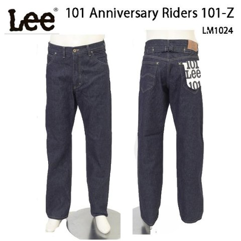 Lee 101 Anniversary Riders 101-Z ジッパーフライ LM1024 -100)Indigo 