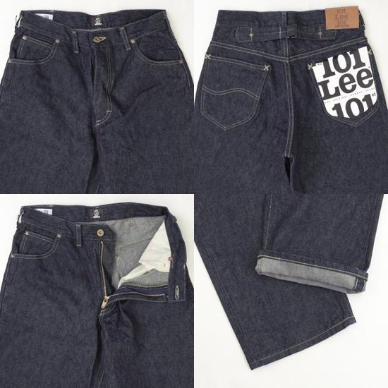 Lee 101 Anniversary Riders 101-Z ジッパーフライ LM1024 -100)Indigo  Selvedge　Denim セルヴィチデニム　ライダーズ ジップフライ画像