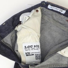 Lee 101 Anniversary Riders 101-Z ジッパーフライ LM1024 -100)Indigo  Selvedge　Denim セルヴィチデニム　ライダーズ ジップフライ画像