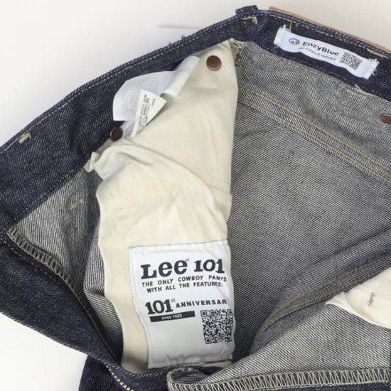 Lee 101 Anniversary Riders 101-Z ジッパーフライ LM1024 -100)Indigo  Selvedge　Denim セルヴィチデニム　ライダーズ ジップフライ画像