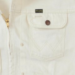 ラングラー Ｗrangler WM4024 318)ホワイト ジップフル オープン ジャケット レギュラーフィット Gジャン デニムジャケット 画像