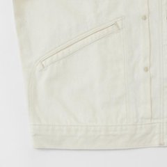 ラングラー Ｗrangler WM4024 318)ホワイト ジップフル オープン ジャケット レギュラーフィット Gジャン デニムジャケット 画像